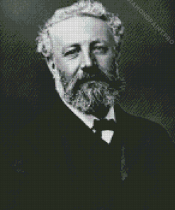 Monochrome Jules Verne Diamond Paintings