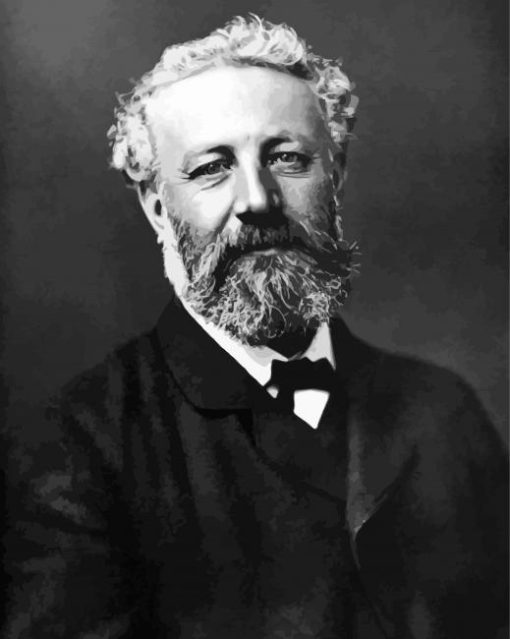 Monochrome Jules Verne Diamond Paintings