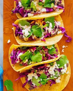 Black Bean Tacos Diamond Paintings