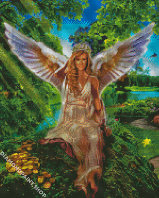 Blondy Ariel Angel Diamond Paintings