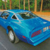 Blue Trans Am Car Diamond Paintings