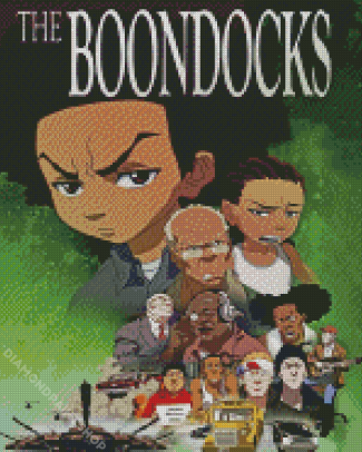Boondocks Anime Poster Diamond Paintings