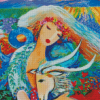 Capricorn Astrological Goddess Diamond Paintings