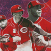 Cincinnati Reds Baseball Diamond Paintings