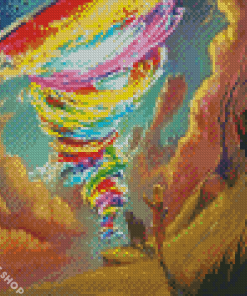 Colorful Tornado Diamond Paintings