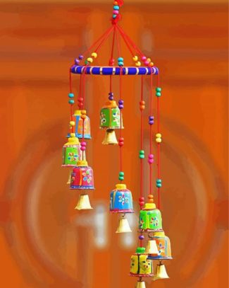 Colorful Wind Chime Diamond Paintings