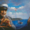 Cool Sea Captain Diamond Paintings