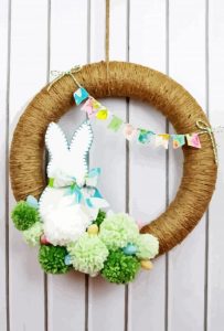Artistic Easter Wreath Diamond Paintings