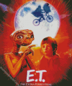 Et The Extra Terrestrial Poster Diamond Paintings