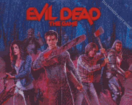Evil Dead Game Poster Diamond Paintings