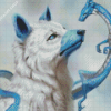 Fantasy Wolf Dragon Diamond Paintings