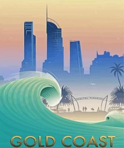 Gold Coast Poster Diamond By Paintings