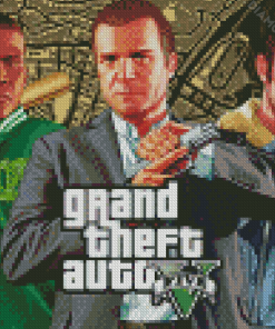 Grand Theft Auto Game Diamond Paintings