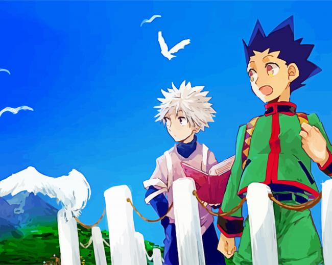 Gon Killua Hunter X Hunter Anime Diamond Painting 