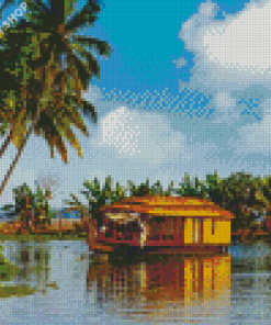 Kerala Lake Diamond Paintings