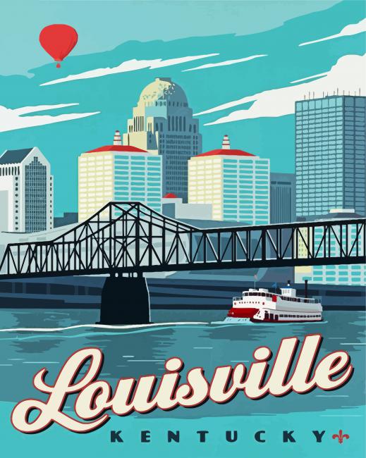 Louisville Poster Diamond Paintings