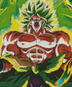 Mad Broly Diamond By Paintings