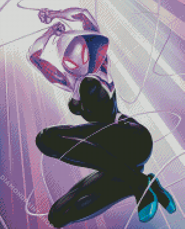 Spider Gwen Cartoon Diamond Paintings