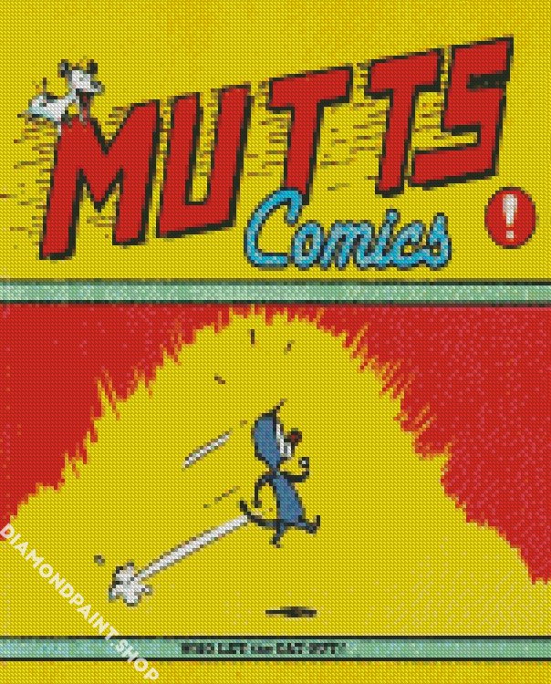 Mutts Comics Poster Diamond Paintings