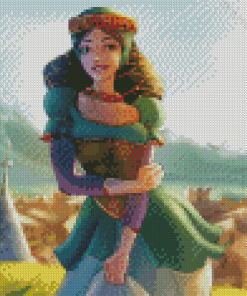 Noble Lady Cartoon Diamond Paintings