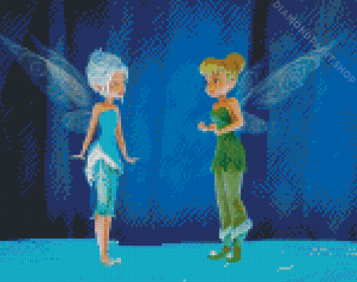 Periwinkle And Tinkerbell Diamond Paintings