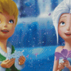Periwinkle And Tinkerbell Art Diamond Paintings
