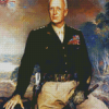 George Patton Portrait Diamond Paintings