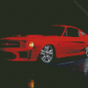 Red Mustang Car Diamond Paintings