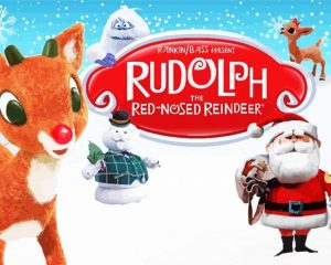 Rudolph The Reindeer Poster Diamond Paintings