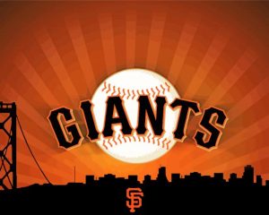 Sf Giants Illustration Diamond Paintings