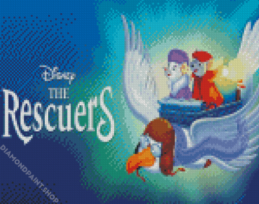 The Rescuers Movie Poster Diamond Paintings
