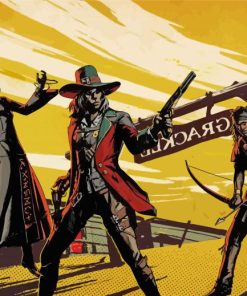 The Weird West Game Poster Diamond Paintings