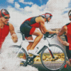 Triathlon Players Diamond Paintings