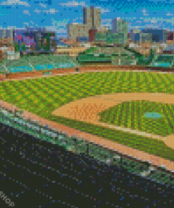 Wrigley Field Stadium Chicago Diamond Paintings