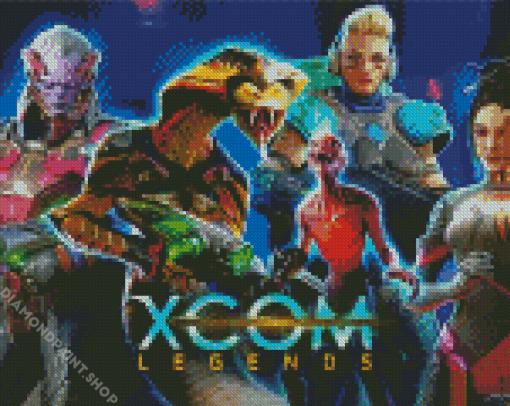 Xcom Game Poster Diamond Paintings