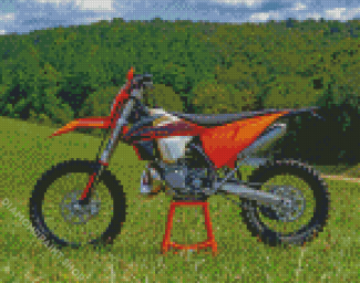 Dirt bike diamond online painting