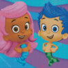 Aesthetic Bubble Guppies Characters Diamond Paintings