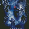 Alien Vs Predator Movie Poster Diamond Paintings