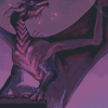 Anime Purple Dragon Diamond Paintings