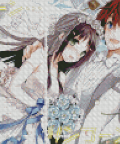 Anime Wedding Cartoon Diamond Paintings