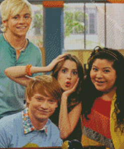 Austin And Ally Characters Diamond Paintings