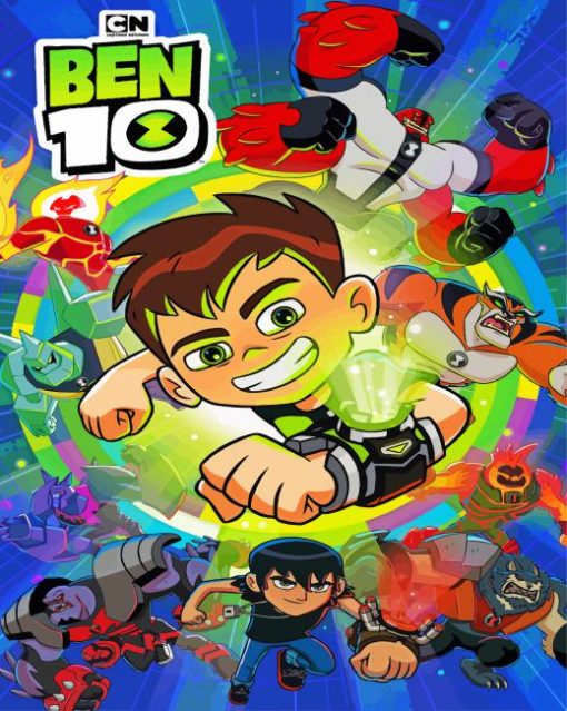 Ben 10 Animation Diamond Paintings