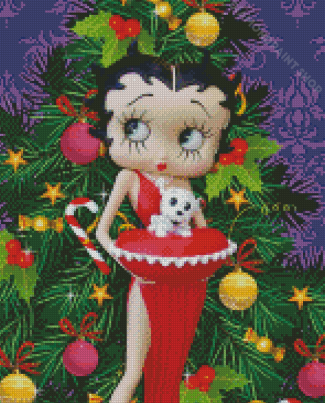 Betty Boop Christmas Diamond Paintings
