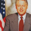 Young Bill Clinton Diamond Paintings
