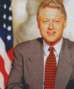 Young Bill Clinton Diamond Paintings