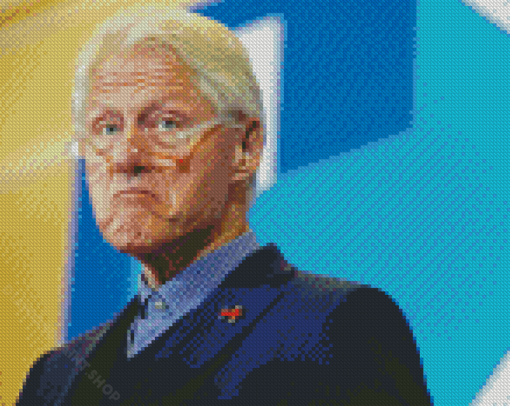 Classy Bill Clinton Diamond Paintings