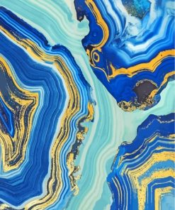Blue Geode Diamond Paintings
