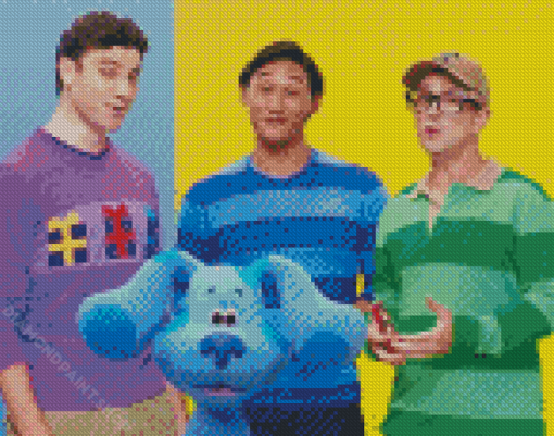 Blue Clues Diamond Paintings