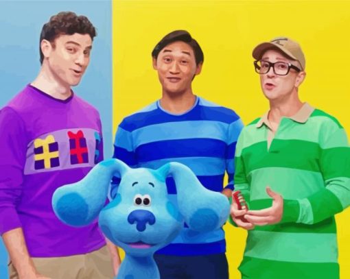 Blue Clues Diamond Paintings