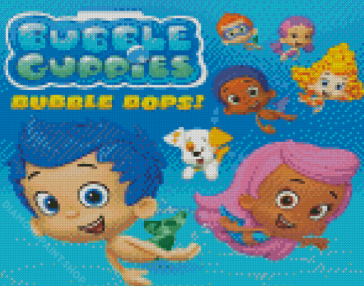 Bubble Guppies Poster Diamond Paintings